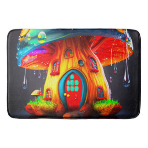 Artsy Mushroom House Badrumsmatta