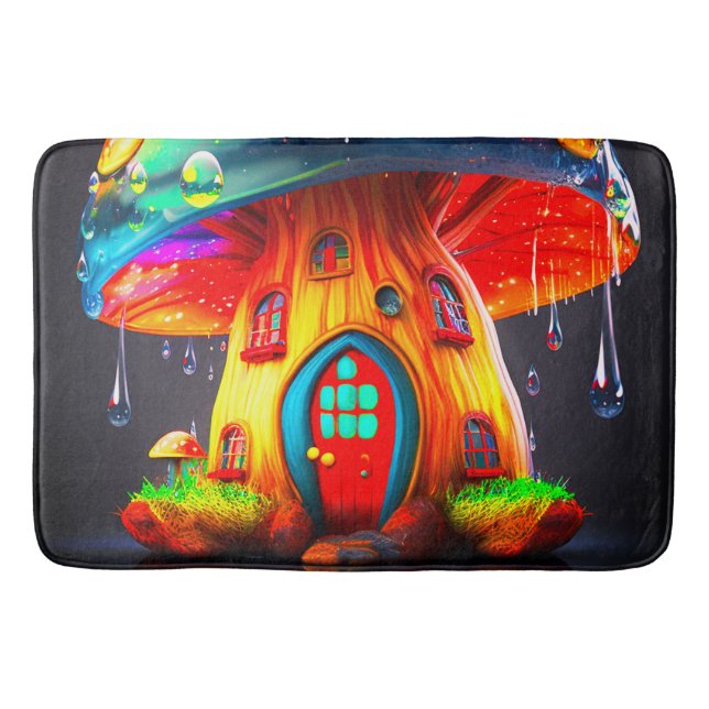 Artsy Mushroom House Badrumsmatta (Framsidan)