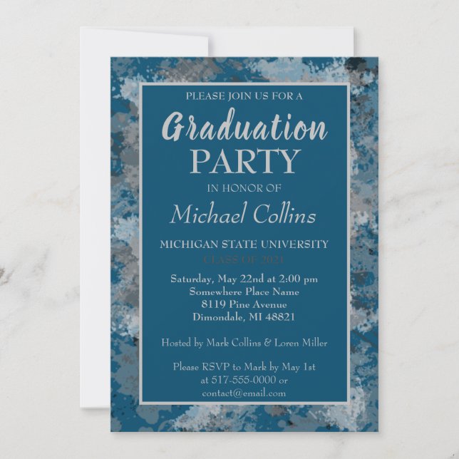 Artsy- och Snyggt-gruppinbjudan Inbjudningar (Framsida)