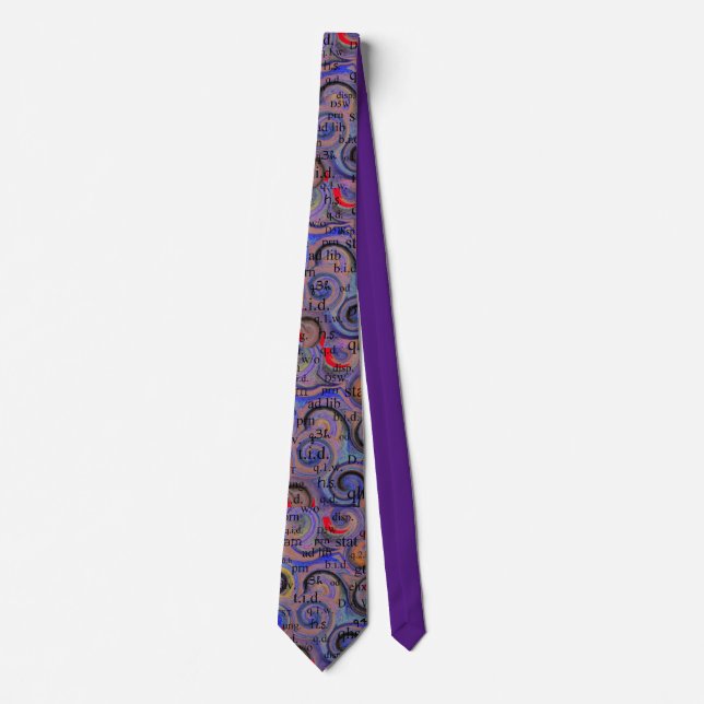 Artsy Pharmacist Abbreviviations Multi- färg Slips (Framsida)