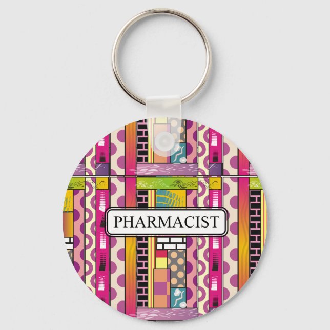 Artsy Pharmacist Nyckelring (Framsida)