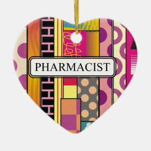 Artsy Pharmacistgåvor Julgransprydnad Keramik