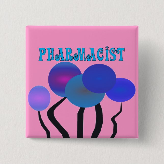 Artsy Pharmcist gåvor Knapp (Framsida)