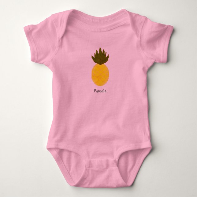 Artsy Pineapple T Shirt (Framsida)