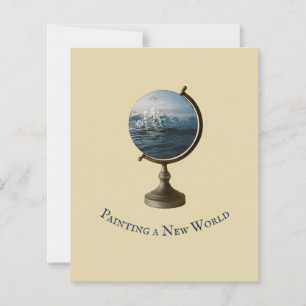 Artsy Quote "Paiting a New World" Collage Art