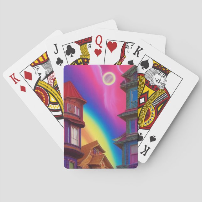 Artsy Rainbow Casinokort (Baksidan)
