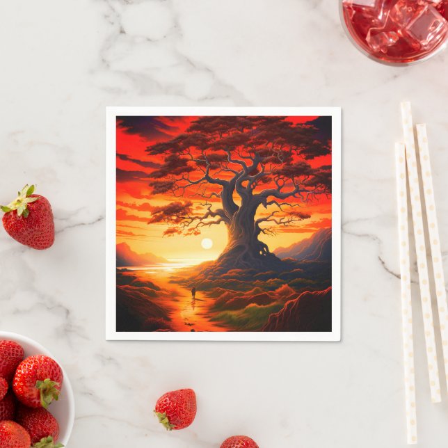 Artsy Scene Pappersservett (Insitu)