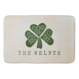 Artsy Shamrock Personlig Irish Home Decor Badrumsmatta