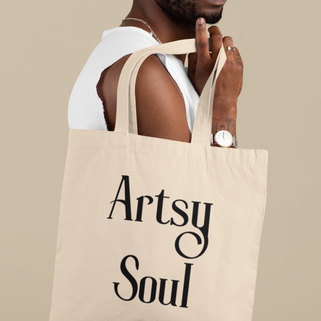 Artsy Soul Kreativ Coola Artist Gift Tygkasse (Shop now and let your artistic soul shine through! )