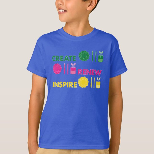 Artsy Spring Knolling Barn T-Shirt (Framsida)