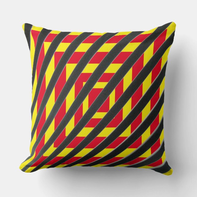Artsy Stripe-design Kudde (Framsida)