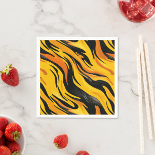 Artsy Striped Pappersservett