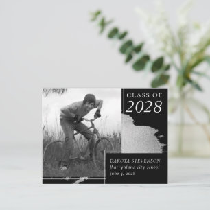 Artsy Studenten Abstrakt Stänk Photo Tack Vykort