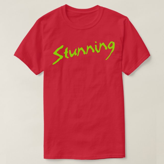Artsy Stunning Mode text T Shirt (Design framsida)
