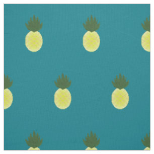 Artsy Summertime Pineapple Tyg