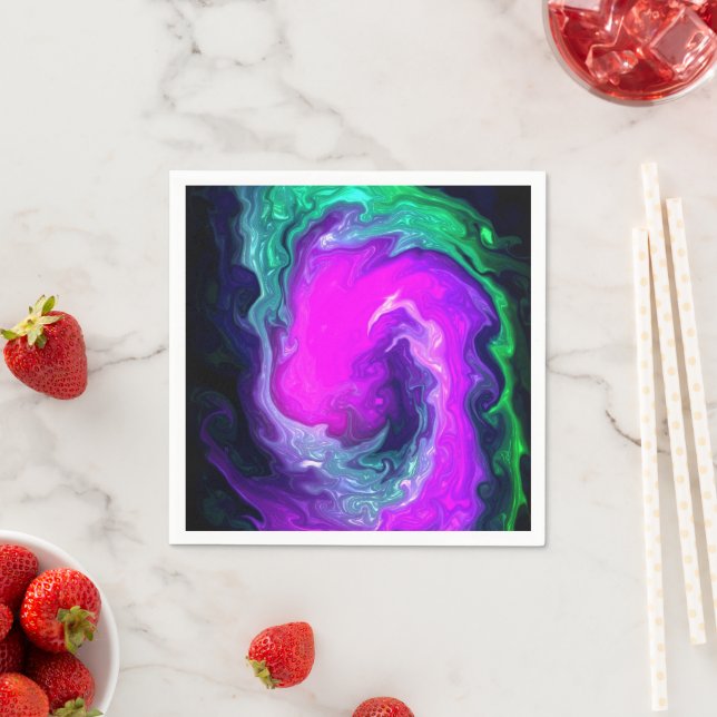 Artsy Swirls Pappersservett (Insitu)