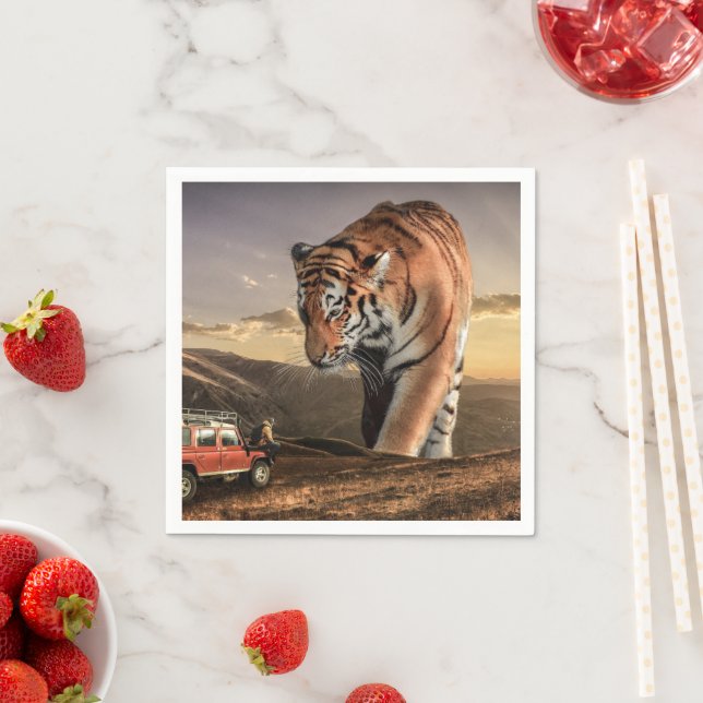 Artsy Tiger Pappersservett (Insitu)