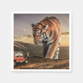 Artsy Tiger Pappersservett