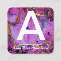 *~* Artsy Trendig INITIAL GULD QR LOGOTYP PHOTO