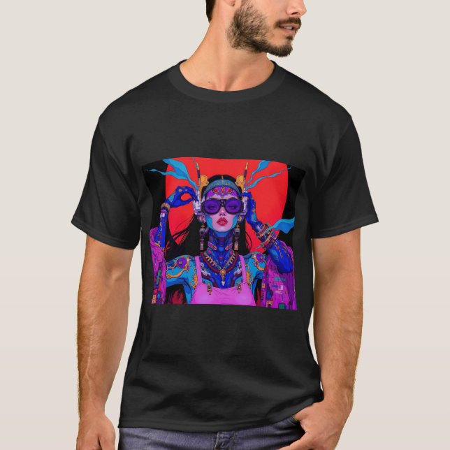 Artsy trippy coola t shirt (Framsida)