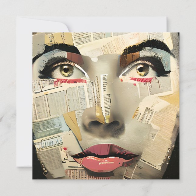 Artsy Unique Digital Art | SÖT DAM ABSTRAKT (Framsida)