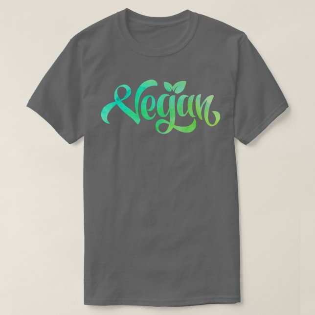 Artsy Vegan Typo T Shirt (Design framsida)