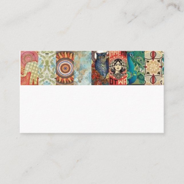 artsy visitkortar visitkort (Framsida)