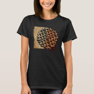 Artsy Waffle Food Hobby Chef Gourmet T Shirt