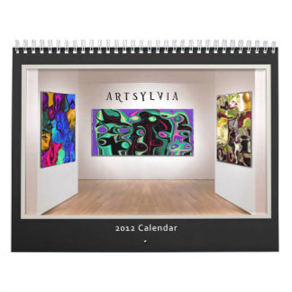 ArtSylvia abstrakt samlingskalender 2012 Kalender