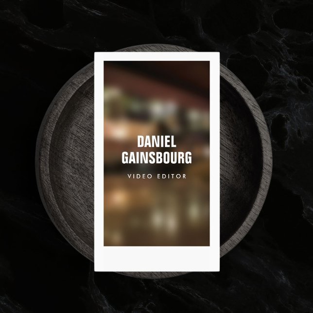 Artully Framed Photograf, Videograf Visitkort (Skapare uppladdad)