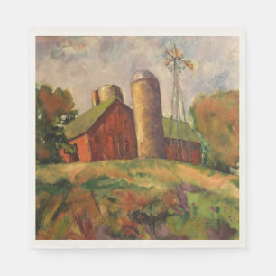 Artwork by Richard Thorsen Papper Napkins Pappersservett