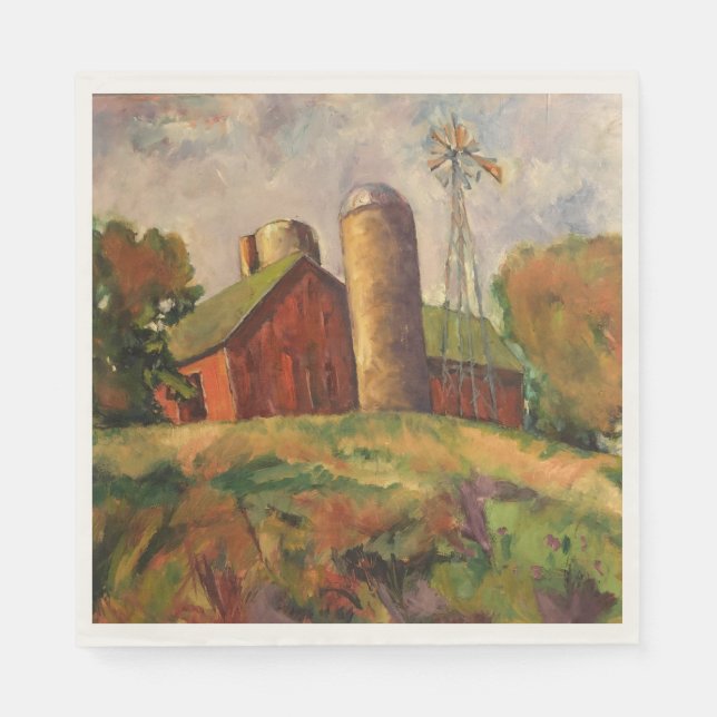 Artwork by Richard Thorsen Papper Napkins Pappersservett (Framsidan)