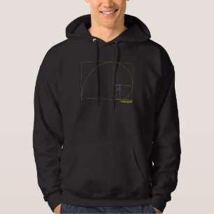 Artwork Const. för arkitektur med gyllene proporti Hoodie