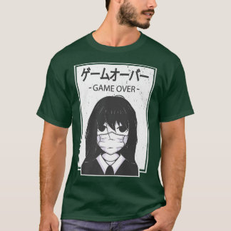 Artwork Game Over Indie Japan Otaku  T Shirt
