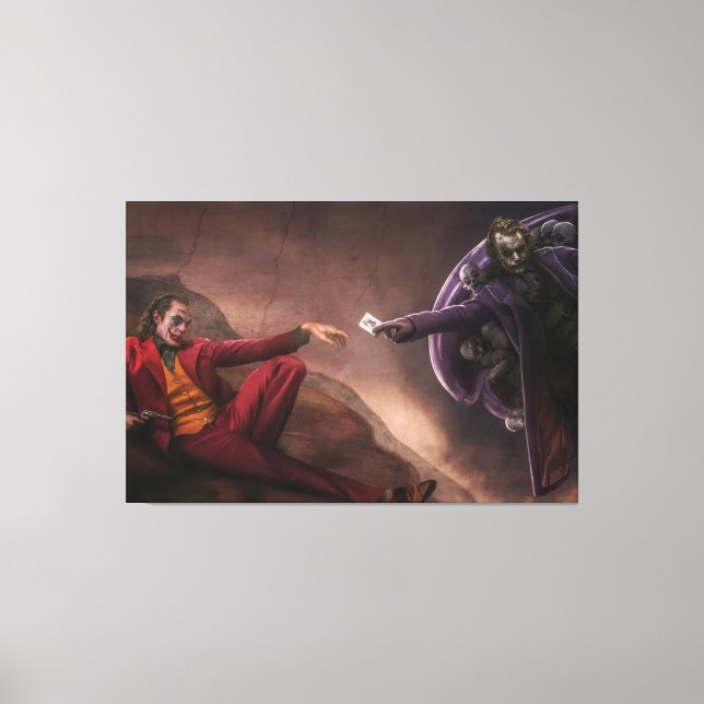 Artwork Joker Premium Wrapped Canvas (glapp) (Framsida)
