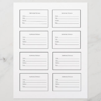 Artwork Labels for Art Shows and Exhibitions Brevhuvud