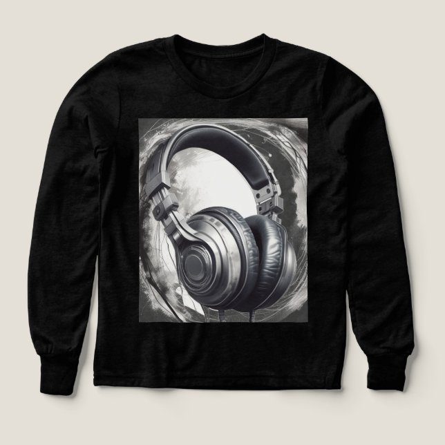 Artwork Music Älskare T Shirt (Design framsida)