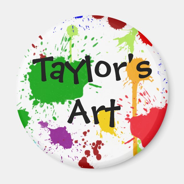 Artwork Personlig Magnet (Framsidan)