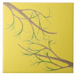 Arty Autumn på en keramik Tile (II) Kakelplatta