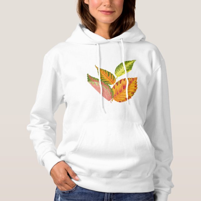 Arty Autumn på Hoodie T Shirt (Framsida)