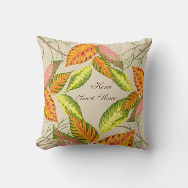 Arty Autumn på Pillow (III) Kudde (Framsida)