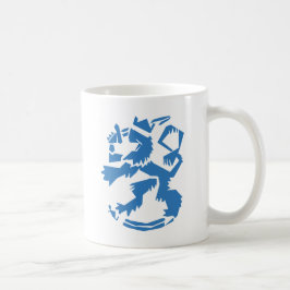 Arty Lion Klassisk Vit Mugg