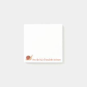 Arty Snigel personalize Post-it Block
