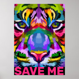 Arty Tiger Spara Me Poster