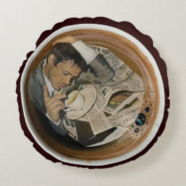 Arty Valentine Gift Collection- Decadent Noir Rund Kudde