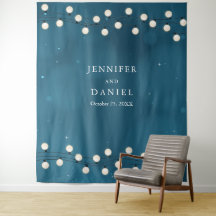 Ärtylskt Bokeh Strängljus Girlang Bröllop Bakgrund