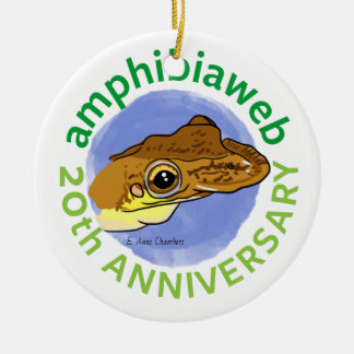 #ArtYourAmphibian2020 - E. Anne Chambers - Diaglen Julgransprydnad Keramik