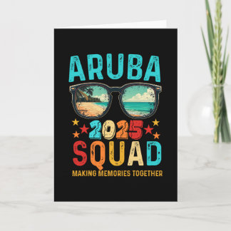 Aru Squad 2025 Semesterledighet Vän Familj Matchan Kort