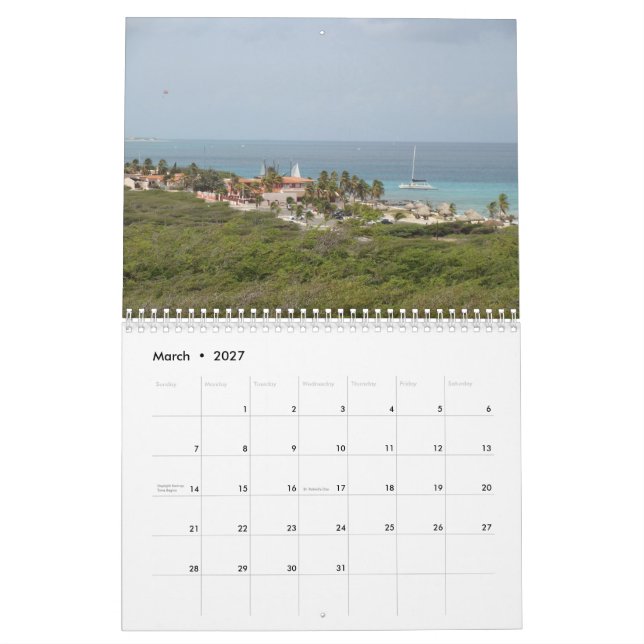 Aruba 2022-kalender kalender (Mar 2027)