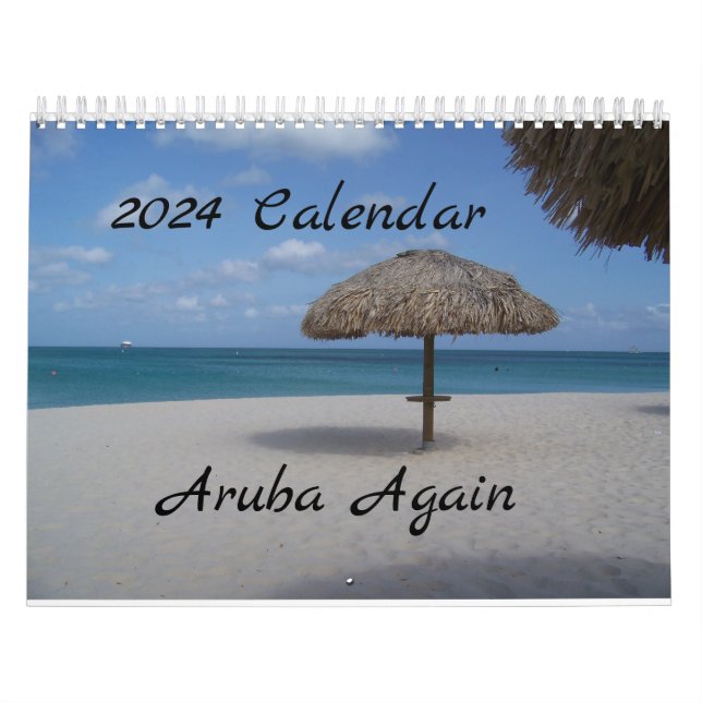 Aruba 2024-kalender kalender (Omslag)